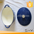 Chinese ceramic colored enamel coated cast iron cookware